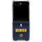 NBA Denver Nuggets Jersey Galaxy Z Flip6 Clear Case